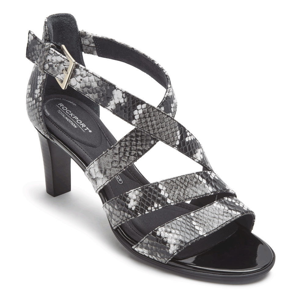 Sandálias Rockport Mulher Cinzentas - Total Motion Edith Strappy - 25103ZEMO